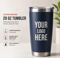 Custom Laser Engraved Tumbler - 20 oz